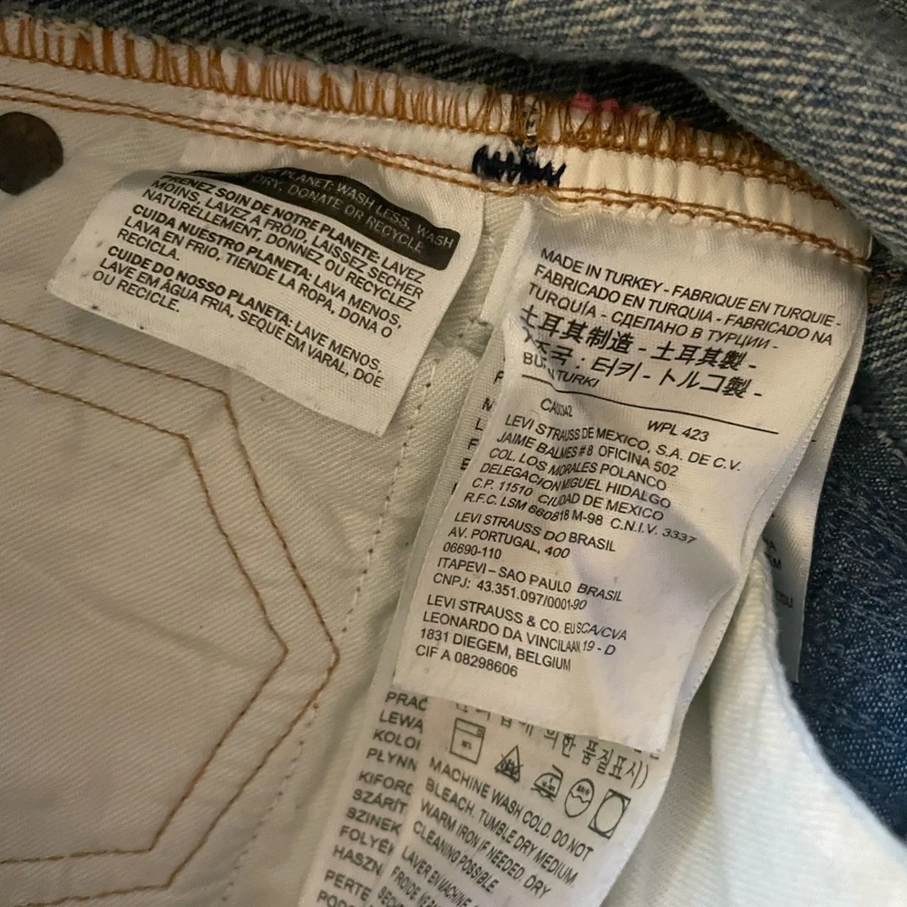LEVI'S‎ MADE & CRAFTED Draft Taper Cropped Jean Bonzia Pipe Size 32 $298 NWT